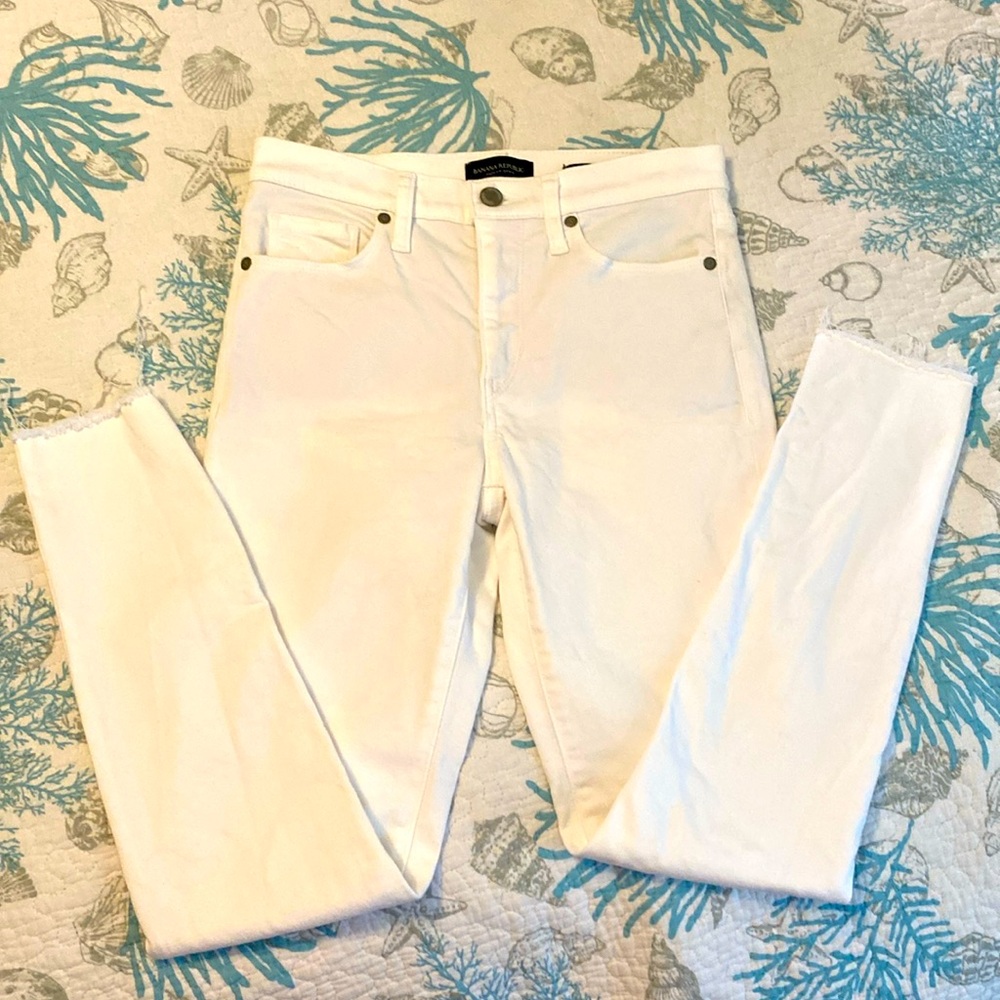 Banana republic size 26 high rise skinny jeans